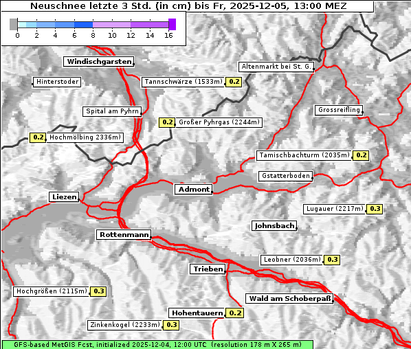 Neuschnee, 5. 12. 2025