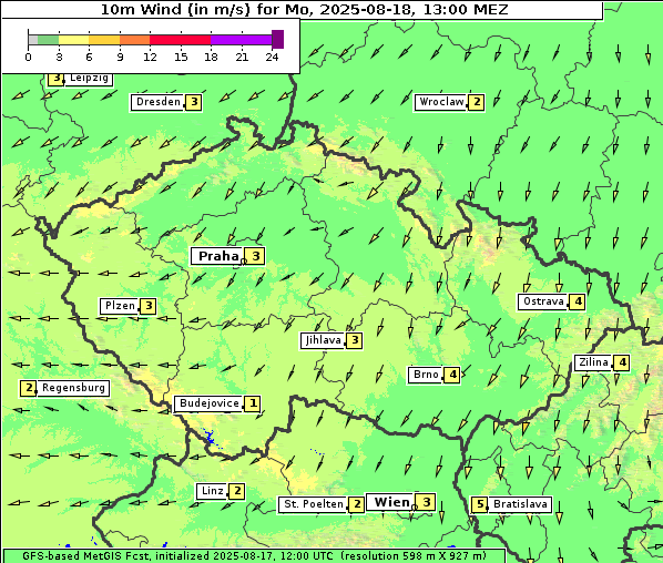 Wind, 18. 8. 2025