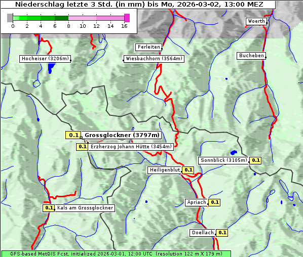 Niederschlag, 2. 3. 2026