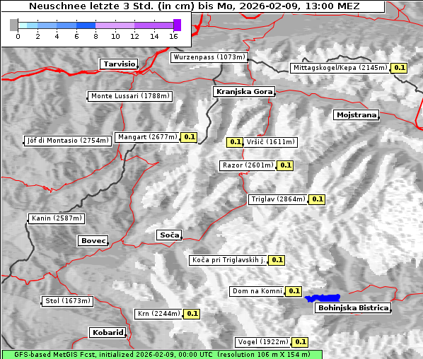 Neuschnee, 9. 2. 2026