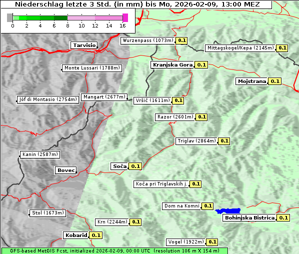 Niederschlag, 9. 2. 2026