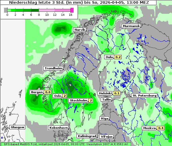 Niederschlag, 5. 4. 2026