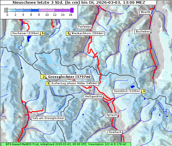 Neuschnee, 3. 3. 2026
