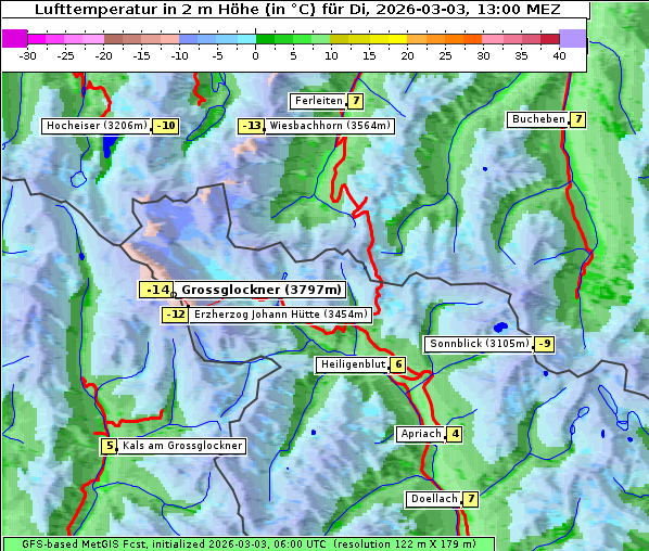 Temperatur, 3. 3. 2026