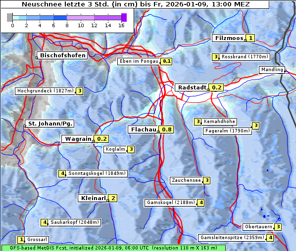 Neuschnee, 9. 1. 2026