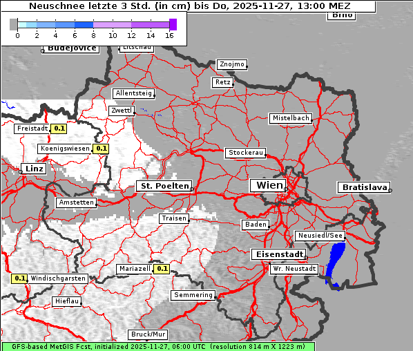 Neuschnee, 27. 11. 2025