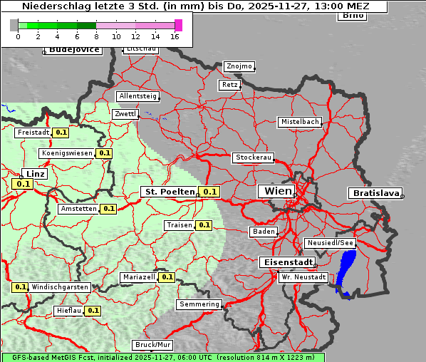 Niederschlag, 27. 11. 2025