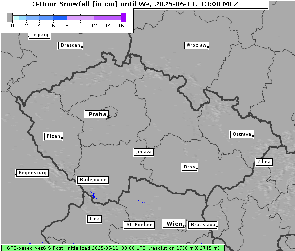 Neuschnee, 11. 6. 2025