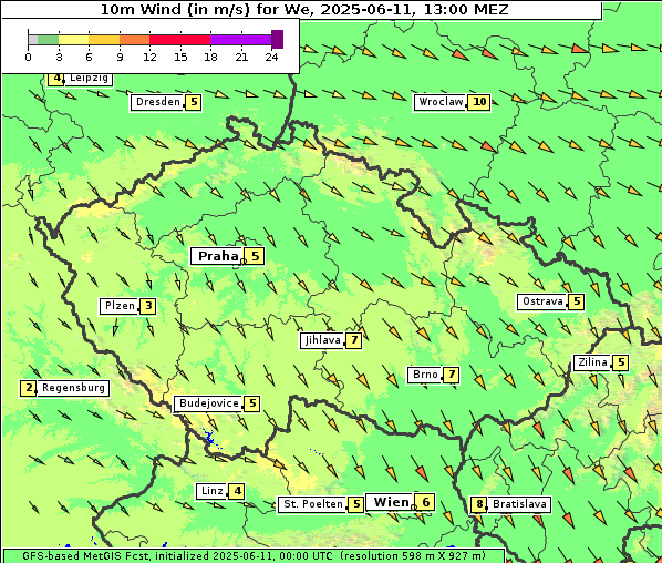 Wind, 11. 6. 2025