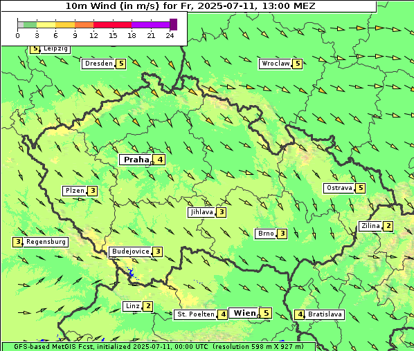 Wind, 11. 7. 2025