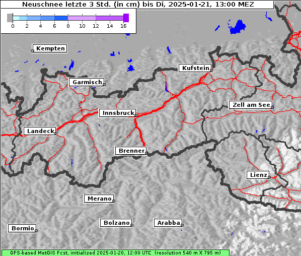 Neuschnee, 21. 1. 2025