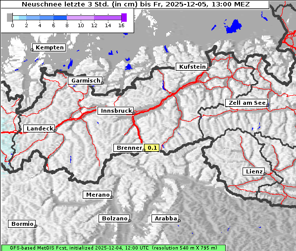 Neuschnee, 5. 12. 2025