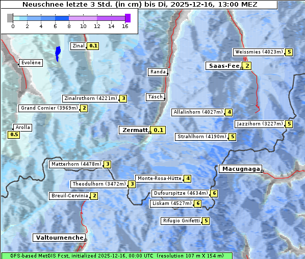 Neuschnee, 16. 12. 2025