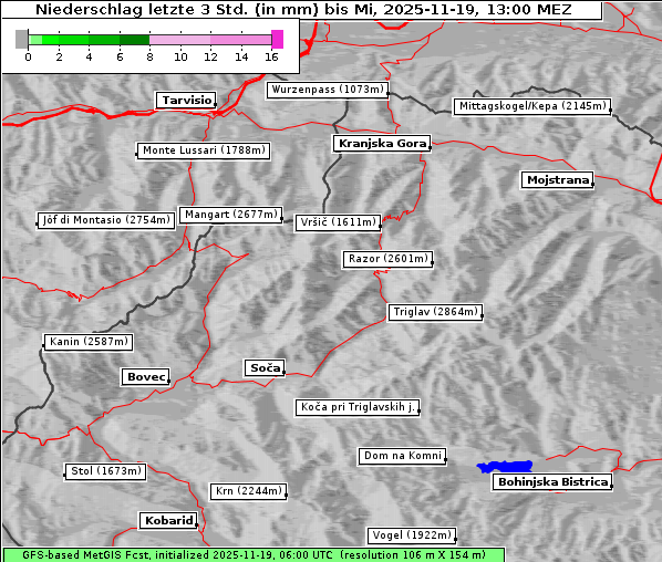 Niederschlag, 19. 11. 2025