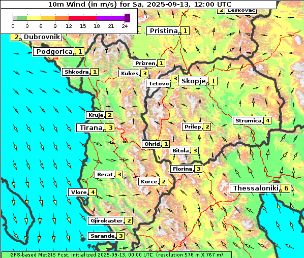 Wind, 13. 9. 2025