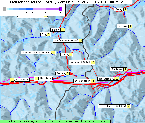 Neuschnee, 20. 11. 2025