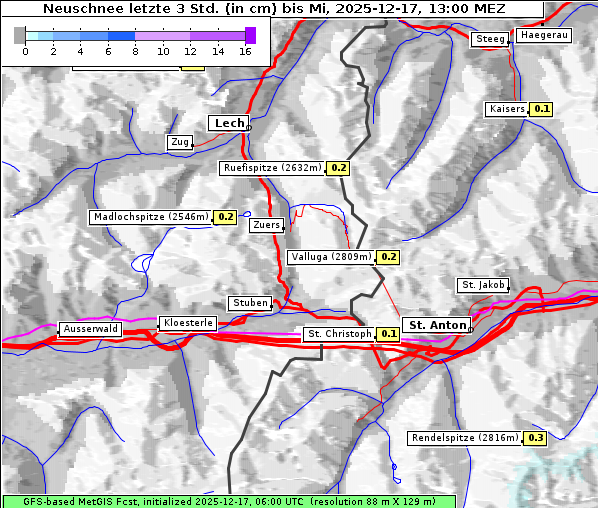 Neuschnee, 17. 12. 2025
