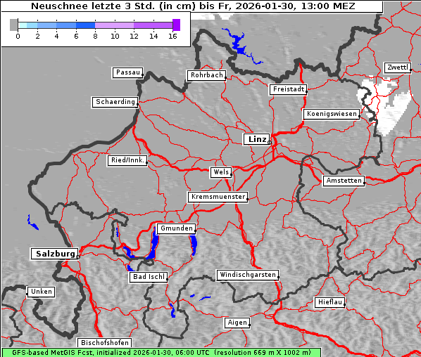 Neuschnee, 30. 1. 2026