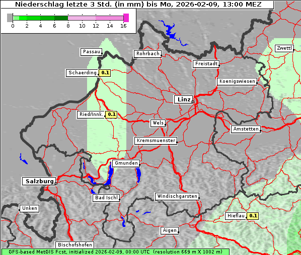 Niederschlag, 9. 2. 2026