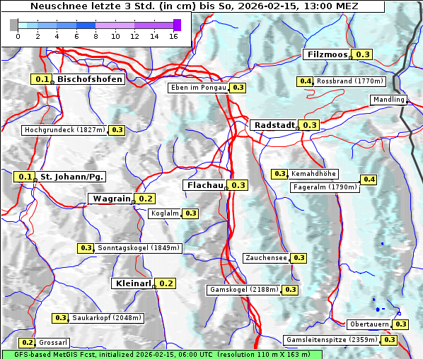 Neuschnee, 15. 2. 2026