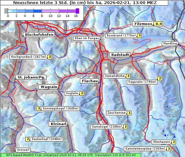 Neuschnee, 21. 2. 2026
