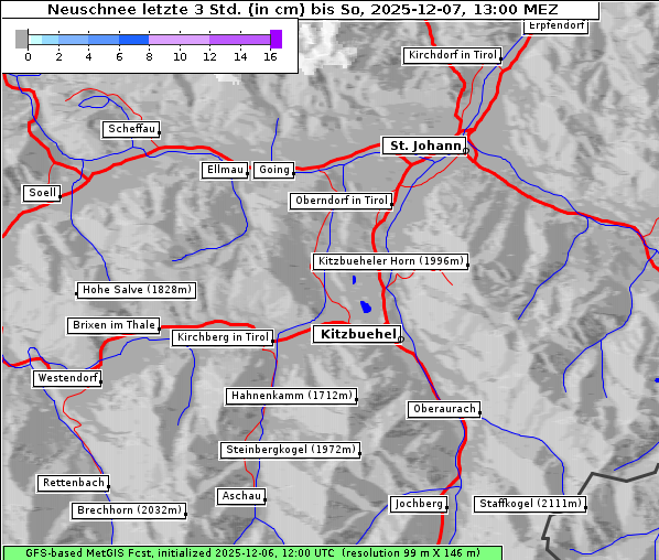 Neuschnee, 7. 12. 2025