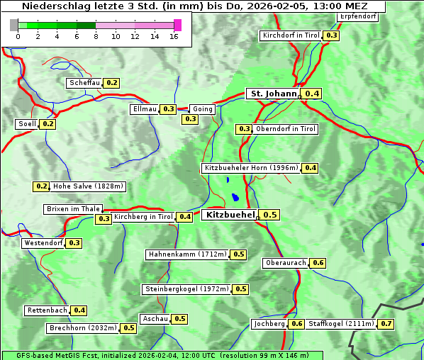 Niederschlag, 5. 2. 2026