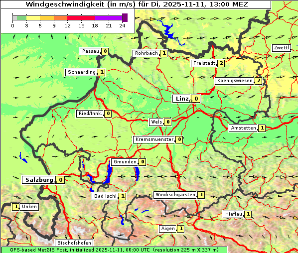 Wind, 11. 11. 2025