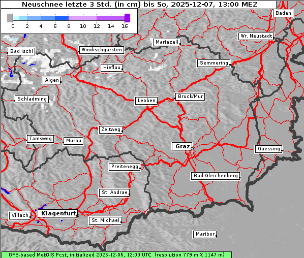 Neuschnee, 7. 12. 2025