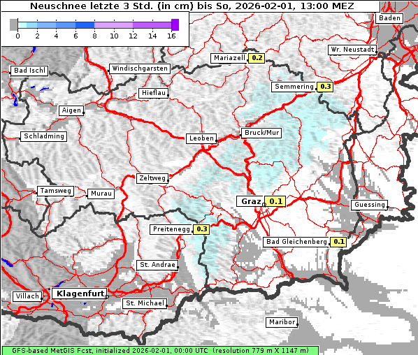 Neuschnee, 1. 2. 2026