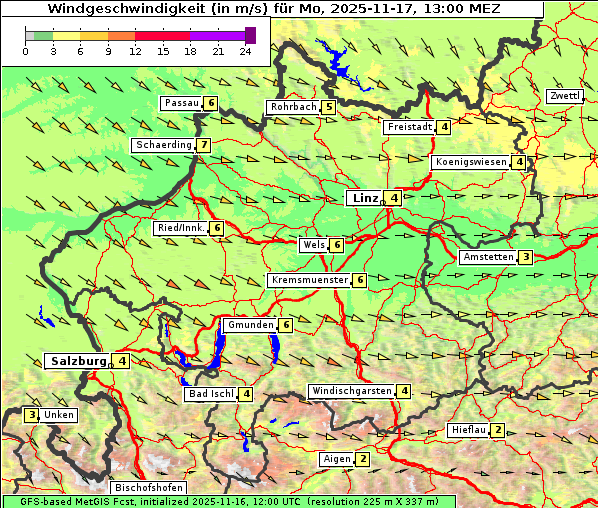 Wind, 17. 11. 2025