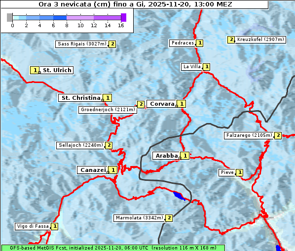 Neuschnee, 20. 11. 2025