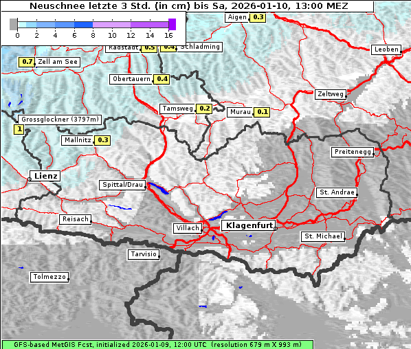 Neuschnee, 10. 1. 2026
