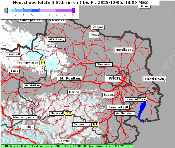 Neuschnee, 5. 12. 2025