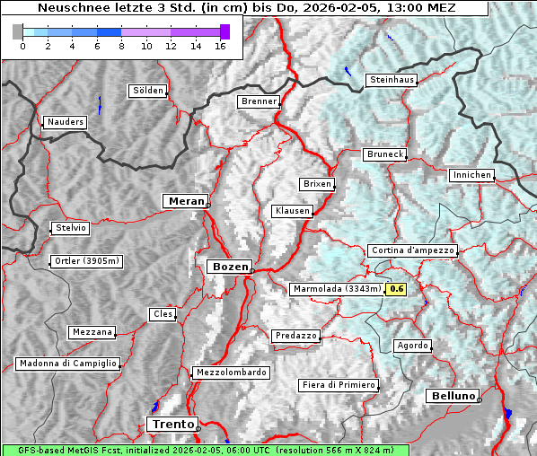 Neuschnee, 5. 2. 2026