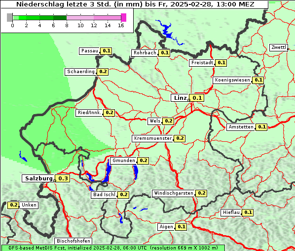 Niederschlag, 28. 2. 2025