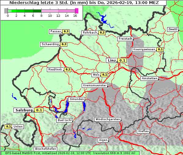 Niederschlag, 19. 2. 2026