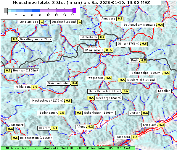 Neuschnee, 10. 1. 2026