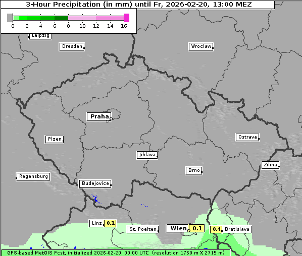 Niederschlag, 20. 2. 2026