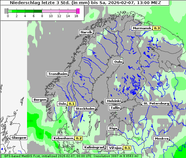 Niederschlag, 7. 2. 2026