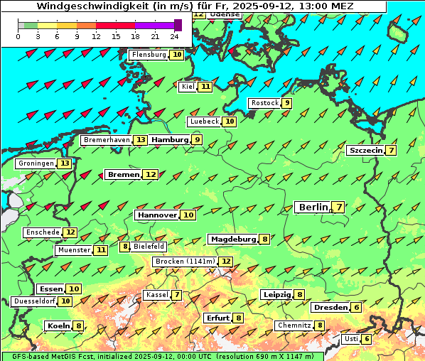 Wind, 12. 9. 2025