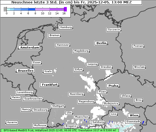 Neuschnee, 5. 12. 2025