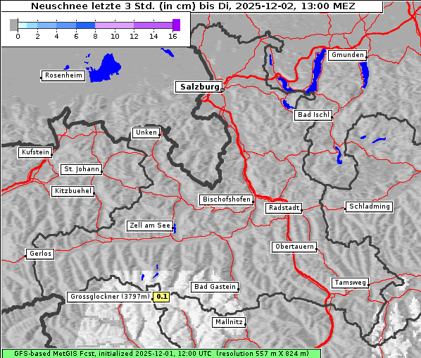 Neuschnee, 2. 12. 2025