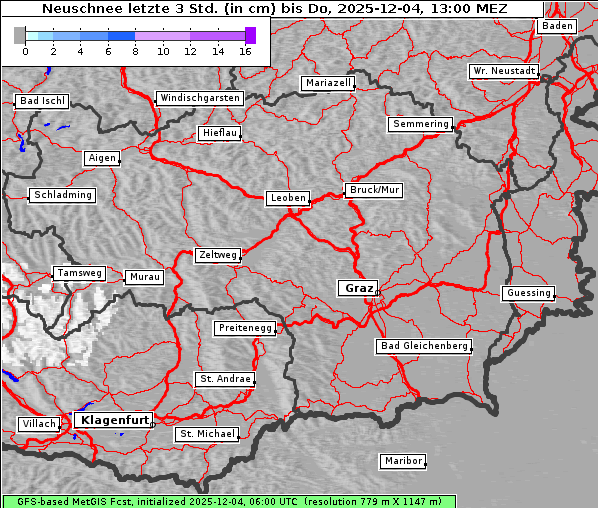 Neuschnee, 4. 12. 2025