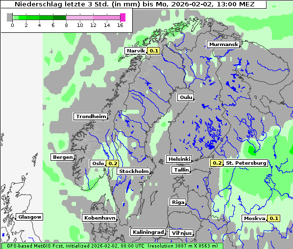 Niederschlag, 2. 2. 2026