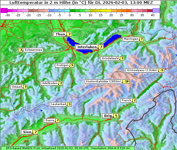 Temperatur, 3. 2. 2026