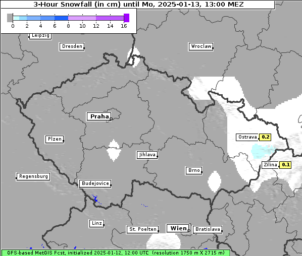 Neuschnee, 13. 1. 2025