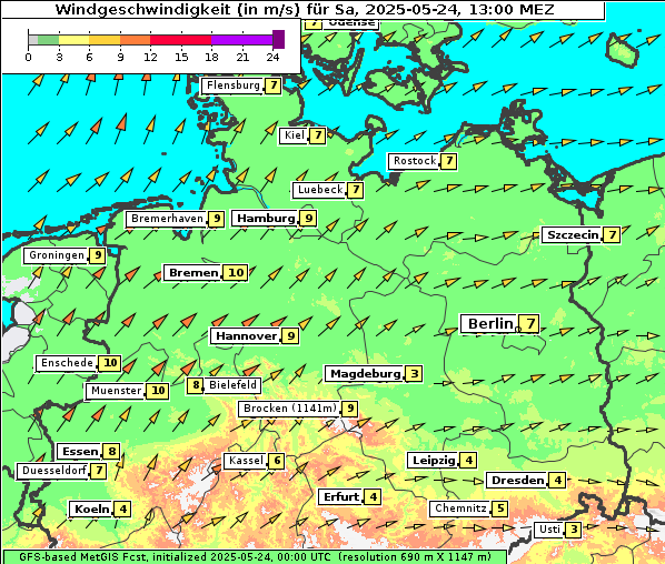 Wind, 24. 5. 2025