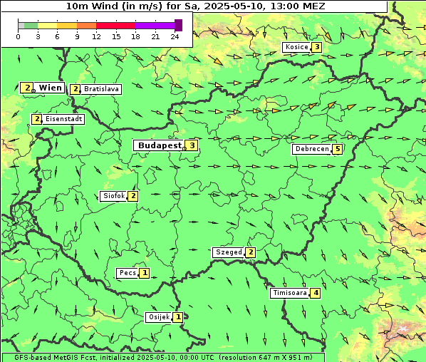 Wind, 10. 5. 2025