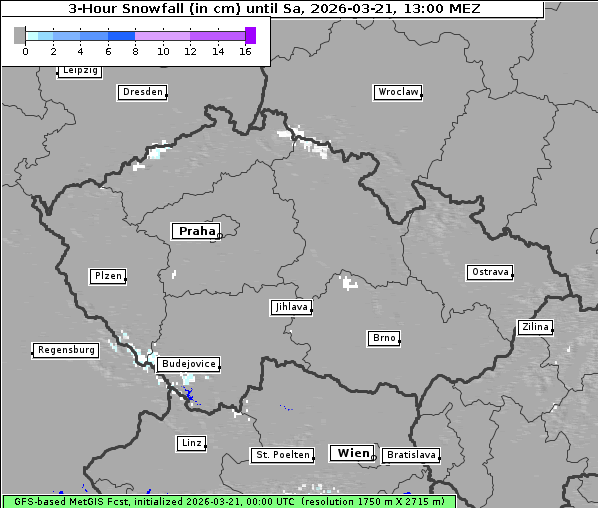 Neuschnee, 21. 3. 2026